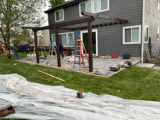Completed landscape work, 2021