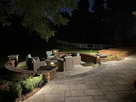 Completed landscape work, 2020