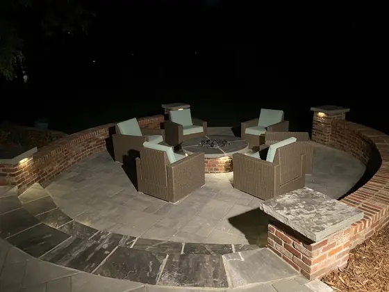 Completed landscape work, 2020
