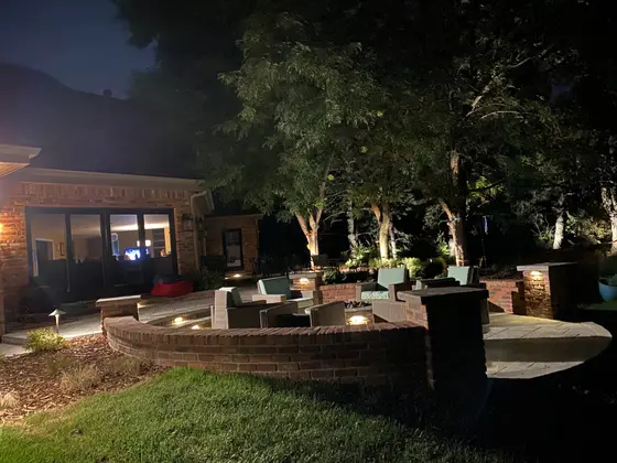 Completed landscape work, 2020
