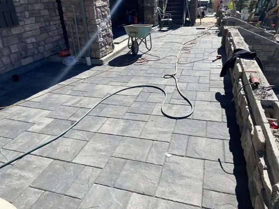 Completed landscape work, 2020