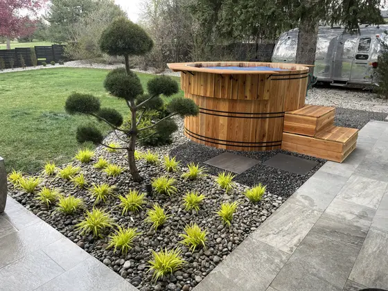 Completed landscape work, 2024