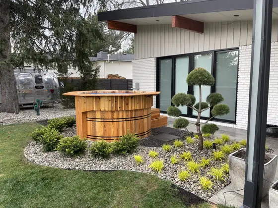Completed landscape work, 2024