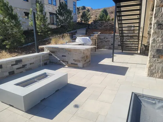Completed landscape work, 2021