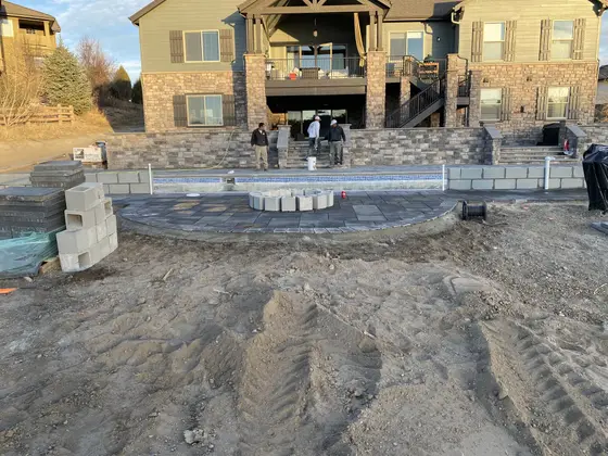 Completed landscape work, 2020