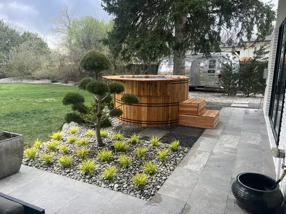 Completed landscape work, 2024