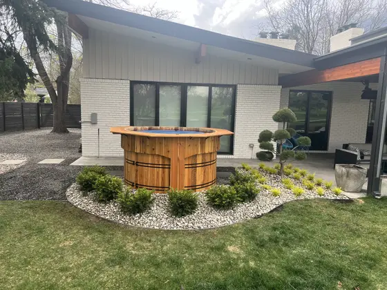 Completed landscape work, 2024