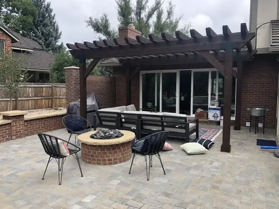 Completed landscape work, 2020