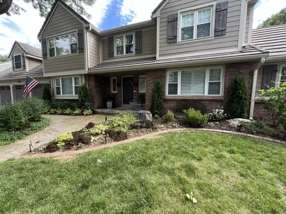 Completed landscape work, 2024