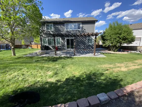 Completed landscape work, 2021