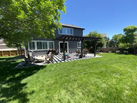 Completed landscape work, 2021
