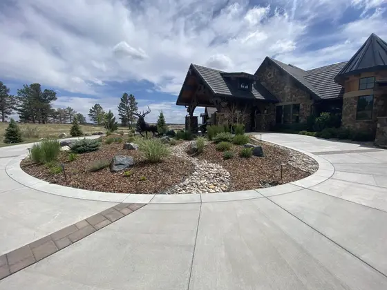 Completed landscape work, 2022