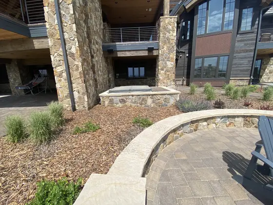 Completed landscape work, 2022