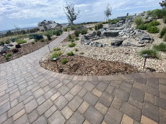 Completed landscape work, 2022