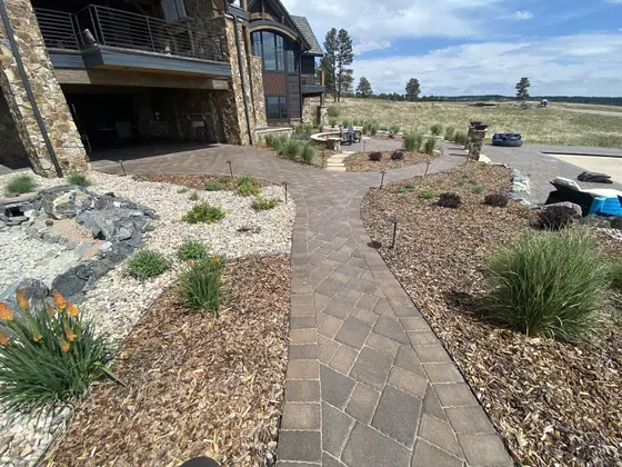 Completed landscape work, 2022