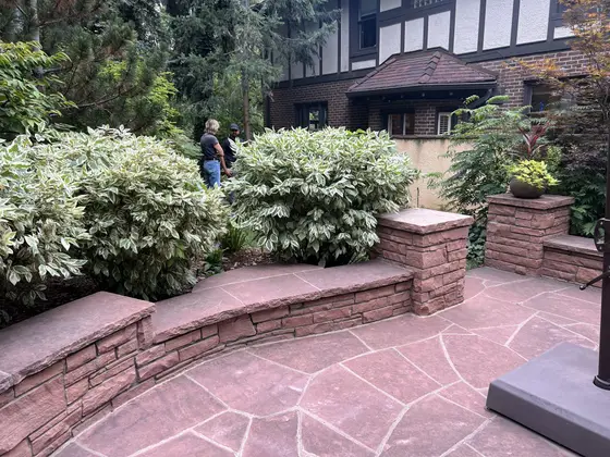 Completed landscape work, 2025
